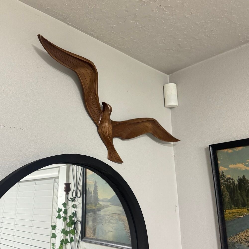 Mid 20th Century Syroco Bird Wall Hanging
